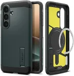 Spigen Tough Armor (Magfit) Galaxy S26+ Case Abyss Green