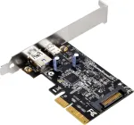 SilverStone Technology SilverStone ECU03 - USB-Adapter - PCIe 2,0 x2 Low Profile - USB-C 3,1 x 1 + USB-C x 1 (SST-ECU03)