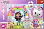 Trefl GABBY&acute;S DOLLHOUSE Maxi pusle, 24 osa
