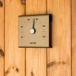 Home4you Sauna termomeeter RENTO CHAMPAGNE, 15 &times; 14 &times; 3 cm
