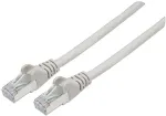 Intellinet - Patch-Kabel (DTE) - RJ-45 (M) bis RJ-45 (M) - 30,0m - SFTP - CAT 6a - IEEE 802,3af - halogenfrei, geformt, ohne Haken, verseilt - Grau (317399)