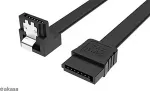 Akasa - Proslim SATA cable 90&deg; - 50 cm