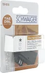 SCHWAIGER Steckeradapter TAE-F SteckerRJ45 Buchse
