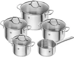 Zwilling Flow Pot Set 5 pcs stainless steel