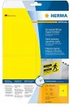 Solplanet HERMA Signal-Schilder A4 105x148 mm gelb Folie 100 St.