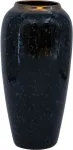 Home4you Vaas TITAN STONE D17xH32cm, must/hall