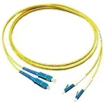 GoodConnections Patchkabel LWL Duplex OS2 (Singlemode, 9/125) LC/SC, LSZH, austauschbare Polarit&auml;t, 1m,