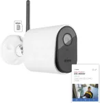 Abus IP turvakaamera ABUS PPIC54520 t&ouml;&ouml;stuslik kuplikujuline IP turvakaamera v&auml;litingimustesse 3840 x 2160 px seinakinnitus