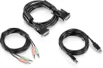 TRENDnet Kabelset DVI-I, USB und Audio KVM TK-232DV 3m