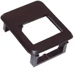DATACOM Frame for keystone for modular patch panel, black