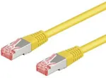 Wentronic Goobay CAT 6 Patchkabel, S/FTP (PiMF), Gelb, 5 m - LSZH halogenfrei, Kupfer (68303)