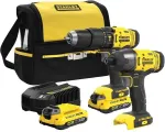 Stanley SFMCK465D2S set (drill/screwdriver and impact wrench)