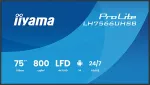 Iiyama ProLite LH7566UHSB-B1AG 189,5cm (75") 4K UHD Monitor HDMI/DP/USB-C