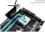 No name Alphacool Core 1 Aurora Silver, CPU cooler (silver)