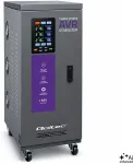 QOLTEC Tr&oacute;jfazowy stabilizator napięcia AVR MULTIPROTECTION | 20kVA | Dokładność &plusmn; 3% | Serwomotor 3F | LCD | Expert Line