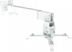 SCHWAIGER Beamer-Wandhalterung H&ouml;he 430-650mm Max.20KG Wei&szlig;
