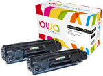 Tooner Armor OWA set compatible with HP CE278AD, 2x2100st, black