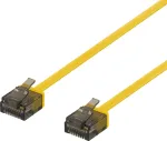 DELTACO U/UTP Cat6a patch-kaabel, lame, 0,5 m, 1 mm paksune, kollane