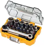 DeWALT DT71516-QZ 24 Piece High Performance Socket and Screwdriving set - DT71516