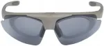 WOSPORT Tan shooting glasses - 3 interchangeable visors, strap