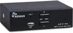 Inter-Tech KVM Switch AS-21DA DVI, 2 Port, Metall, Front US