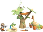 HAPE trees with electric car, toy vehicle