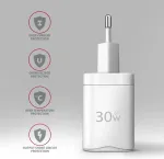 AXAGON ACU-PD30W wall charger 1x QC3.0/AFC/FCP/PD type-C, 30W, white
