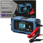 QOLTEC Charger 12V 15A AGM GEL LiFePO4 Rectifier