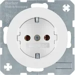 Hager 47432089 socket-outlet Type F White