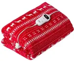 Adler Camry Premium CR 7441 electric blanket 120 W Red, White Fleece