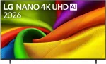 Teler LG NANO 4K AI TV | 85NU800B3LA | 85 | Smart TV | webOS | UHD | Black