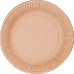Abcpak ,Papptaldrik, &uuml;hekordseks kasutamiseks, pruun, D15 cm, 100 tk