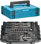 MAKITA DRILL BIT SET SDS + CHISELS 17pcs. IN THE MAKPAC SUITCASE