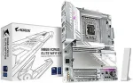 Emaplaat GigaByte B860 AORUS ELITE WIFI7 ICE Motherboard - Intel Core Ultra Series CPUs, 14+1+2+1 Phases VRM, up to 9200MHz DDR5, 1xPCIe 5.0 + 2xPCIe 4.0 M.2, 2.5GbE LAN, WIFI 7, USB 4