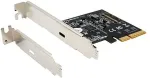 EXSYS IO PCIe3.0 x4 1xType-C USB 3.2 Gen2x2 (EX-12011) LP koos madala profiiliga pesa plaadiga