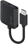 Alogic DISPLAYPORT TO DUAL DISPLAYPORT 2.0 ADAPTER - 4K - 3