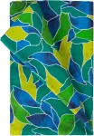 Home4you Laudlina LONETA NEW 136x220cm, rohelised lehed, 50% pol&uuml;ester, 50% puuvill, kangas 481