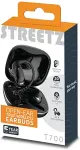 STREETZ Open Ear earphones black T700-BLK / 6612137
