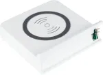Good Connections Qi Wireless Charging Pad 15 Watt right (white, for USB desktop fast charging station PCA-D006W (right side))