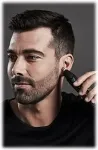 Rowenta Nose and Ear Trimmer | TN3011F0 | Cordless | Wet & Dry | Black/Blue