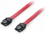 Equip SATA-Kabel 7-Pin->7-Pin 6Gbps 1.00m rot PVC Polybeutel