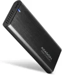 AXAGON External USB-C 3.2 Gen 2 metal box for M.2 NVMe & SATA SSD disks. Screwless.