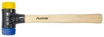 Wiha soft-faced hammer Safety soft/medium-hard (black/wood, Ř 30mm)