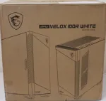 Msi SALE OUT. MPG VELOX 100R White PC Case, Mid-Tower, USB 3.2, Audio-out, Mic-in | MSI PC Case | MPG VELOX 100R WHITE | Mid-Tower | White | DAMAGED PACKAGING, DENTED CORNER (TOP)
