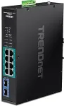 TRENDnet Trendnet TI-PGM102 Gigabit Ethernet v&otilde;rguliidesed (10/100/1000) PoE tugi Black