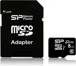M&auml;lukaart Silicon Power Elite 8GB microSDHC UHS-I memory card Class 10