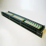DATACOM Patch panel 48p. Cat5e 1U BK 8x6p. Module, UTP, 19"