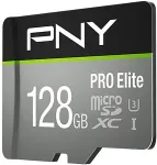 M&auml;lukaart PNY Technologies SD MicroSD XC Card 128GB PNY Pro Elite R100MB/s W90MB/s reta