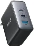 ANKER Laadija Laadija 736 Nano II 100W 1xUSB-A 2xUSB-C Black