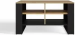 TOP E SHOP MODERN 4P ARTISAN COFFEE TABLE WITH BLACK LEGS